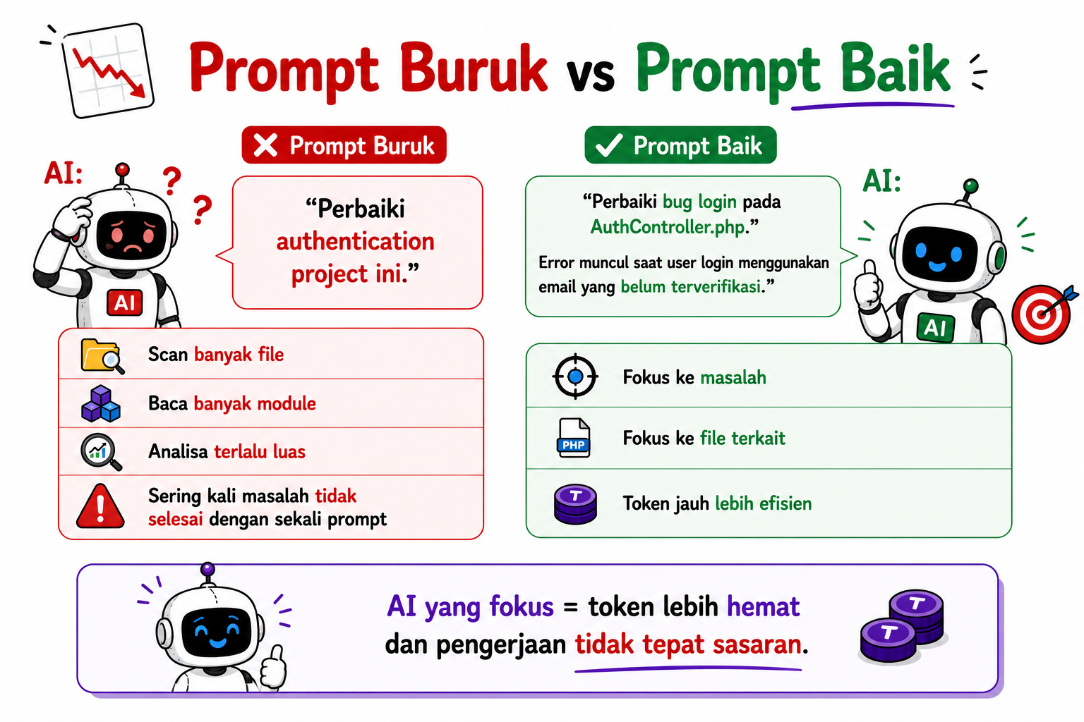 Bad Prompt vs Good Prompt explanation