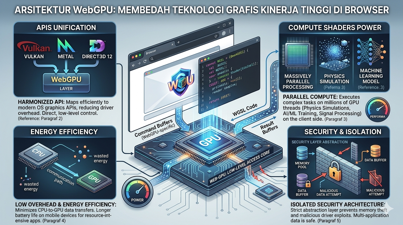 WebGPU : Teknikal teknologi grafis kinergga tinggi di browser