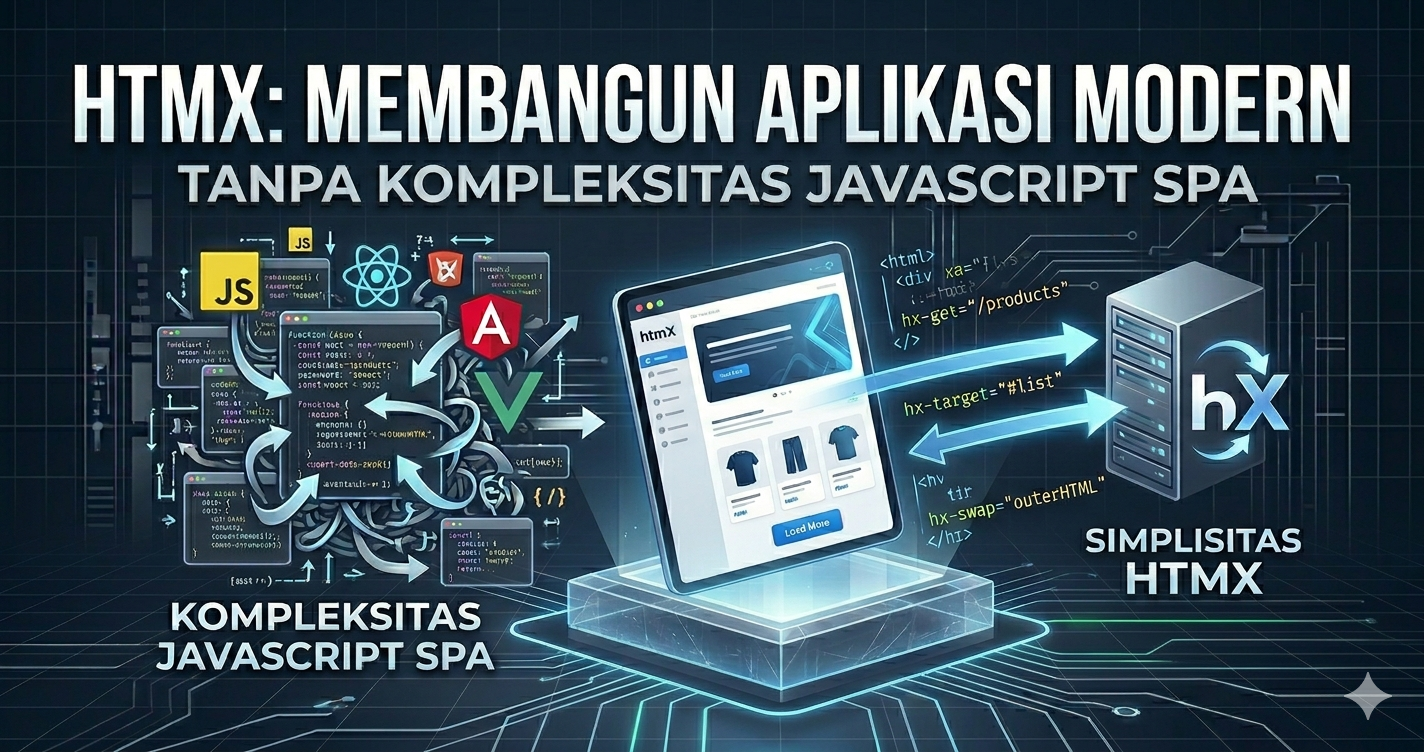 Htmx: Membangun Aplikasi Modern Tanpa Kompleksitas JavaScript SPA