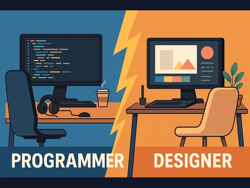 Setup Ruang Kerja Programmer vs Designer: Siapa yang Lebih Nyaman?