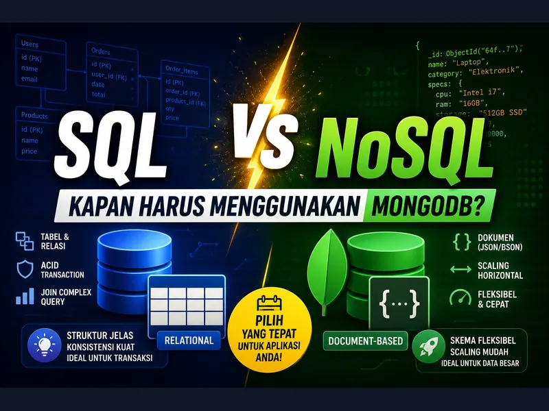 SQL vs NoSQL: Kapan Harus Menggunakan MongoDB?