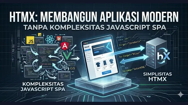 Htmx: Membangun Aplikasi Modern Tanpa Kompleksitas JavaScript SPA